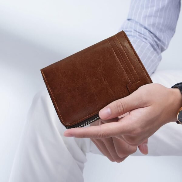 Zipper Bifold Wallet