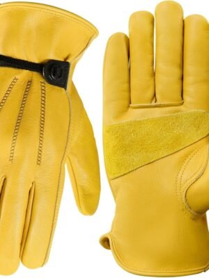 Leather Work Gloves for Men & Women
