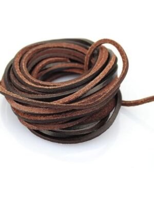 3mm Leather Cord - Dark Brown