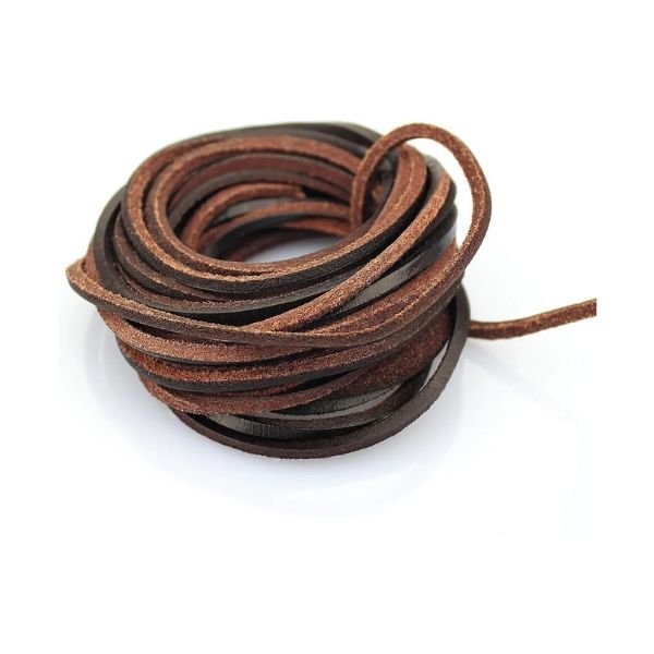 3mm Leather Cord - Dark Brown