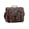 Vintage Leather Messenger Bag for Laptop